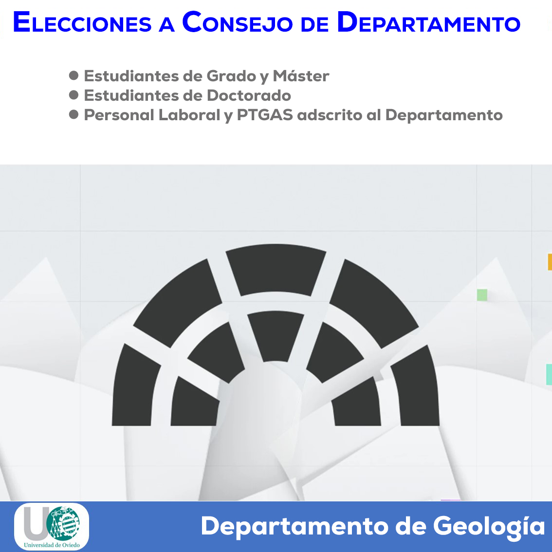 Elecciones a Consejo de Departamento Elecciones a Consejo de Departamento