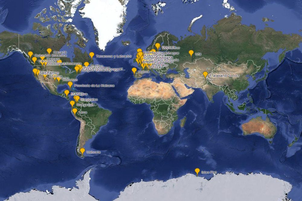 Mapa de Estancias Mapa de Estancias
