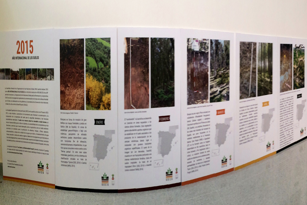 Exposición en la Facultad de Geología para conmemorar el 2015: Año Internacional de los Suelos Exposición en la Facultad de Geología para conmemorar el 2015: Año Internacional de los Suelos