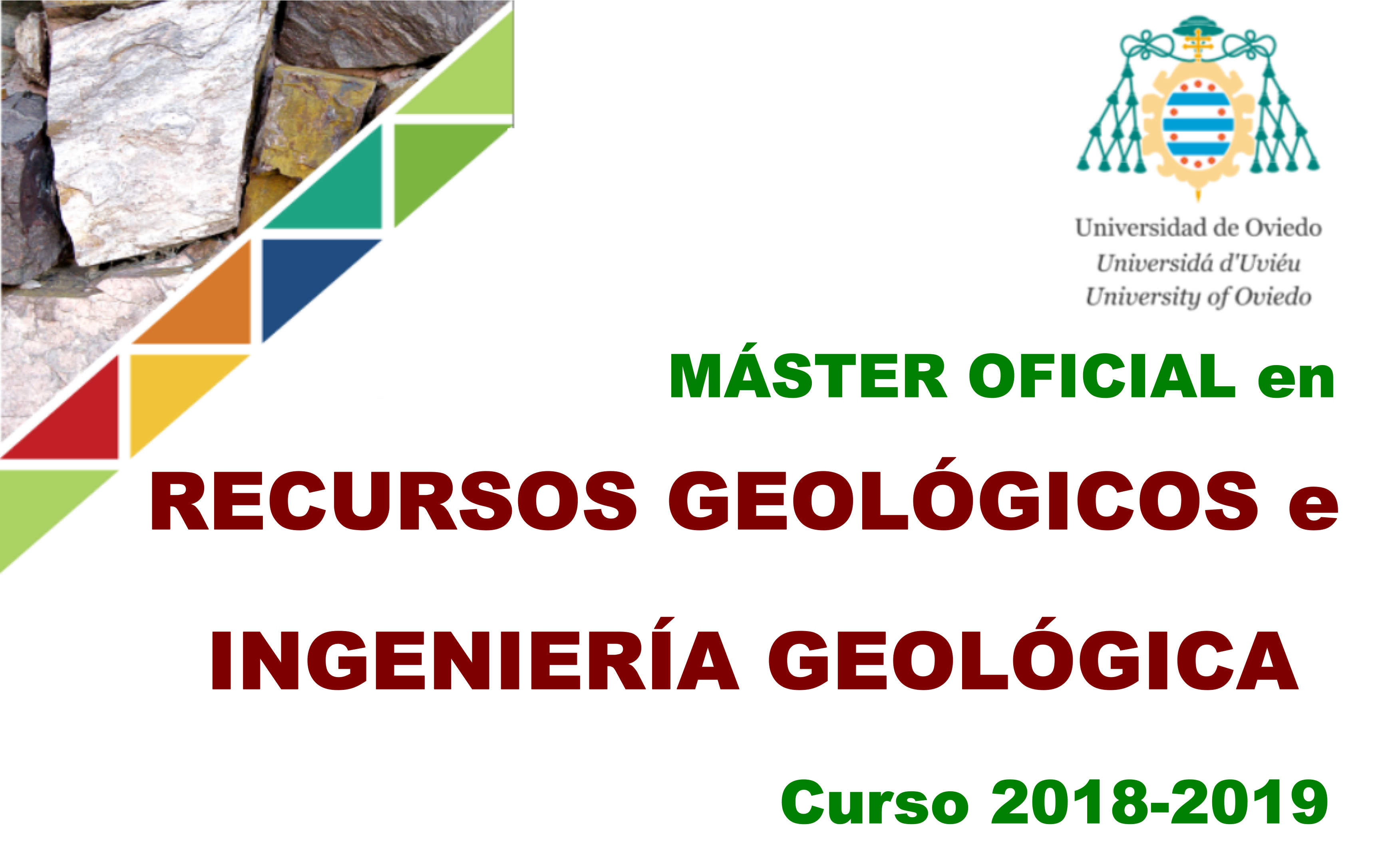 Máster Oficial en Recursos Geológicos e Ingeniería Geológica