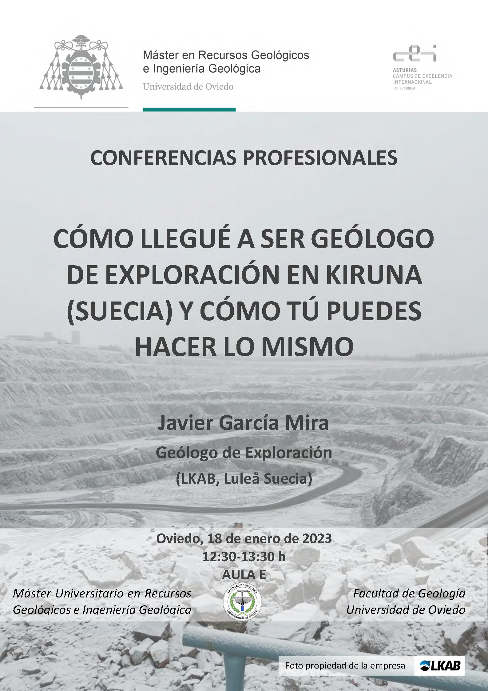 Cartel de la conferencia