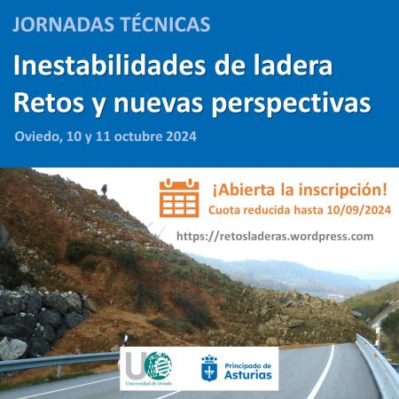 Imagen Jornadas Técnicas: Inestabilidades de ladera. Retos y nuevas perspectivas